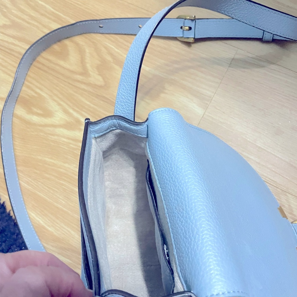 Authentic light blue Marcie Chloe small saddle bag.